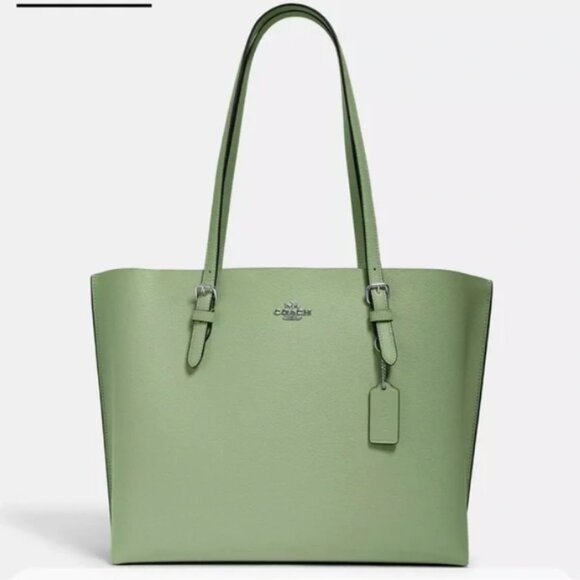 Coach Mollie Tote Bag Green - Picture 1 of 13